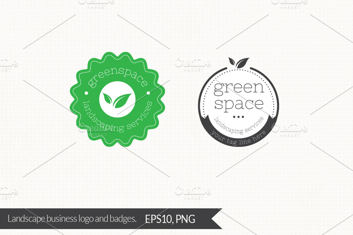 Landscaping Services Logo and Badges, a Branding & Logo Template by The Bumble Box (Photo 2 of 3)