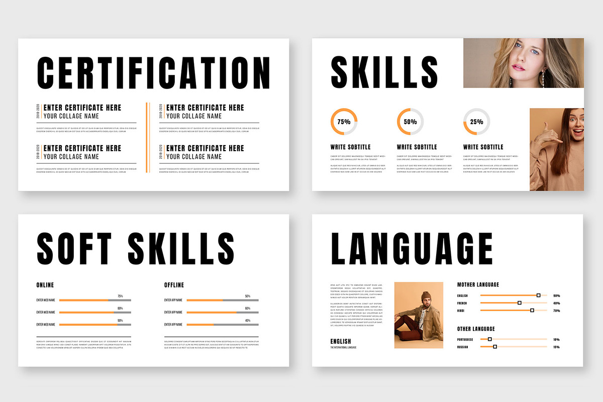 Digital Resume Presentatioan Layout, a Presentation Template by ContestDesign (Photo 4 of 5)