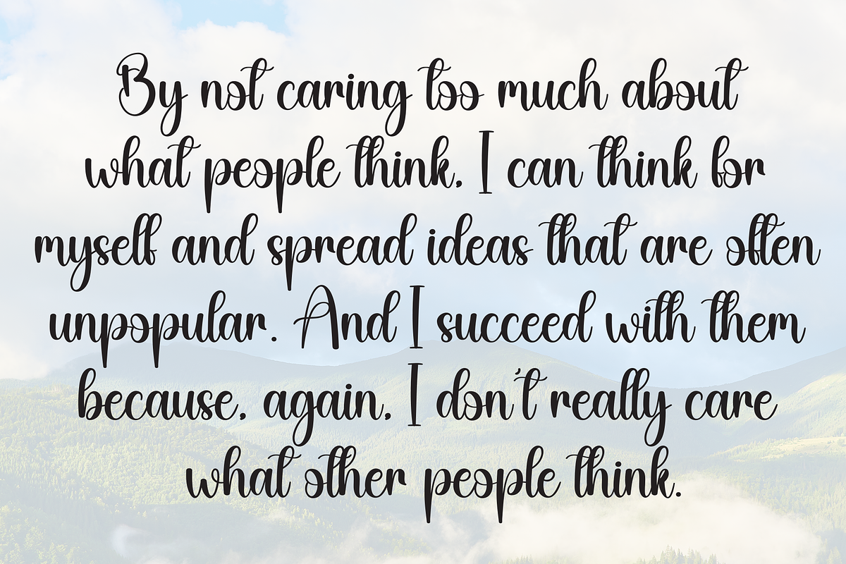 Dandelion | Script Font, a Handwritten Font by Scratchones (Photo 6 of 9)