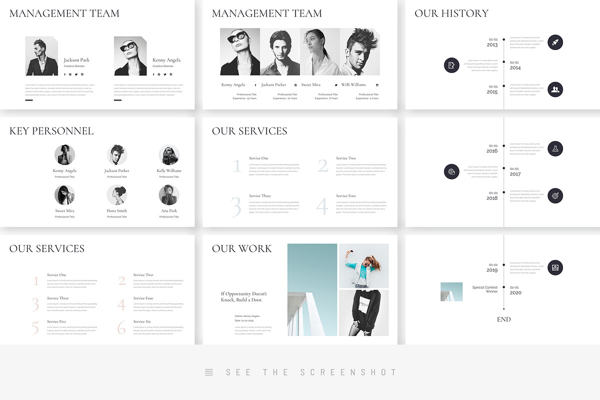 Business Plan Minimal Keynote, a Presentation Template by TemplatesForest (Photo 8 of 10)