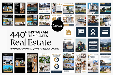 Agent Real Estate Instagram Template