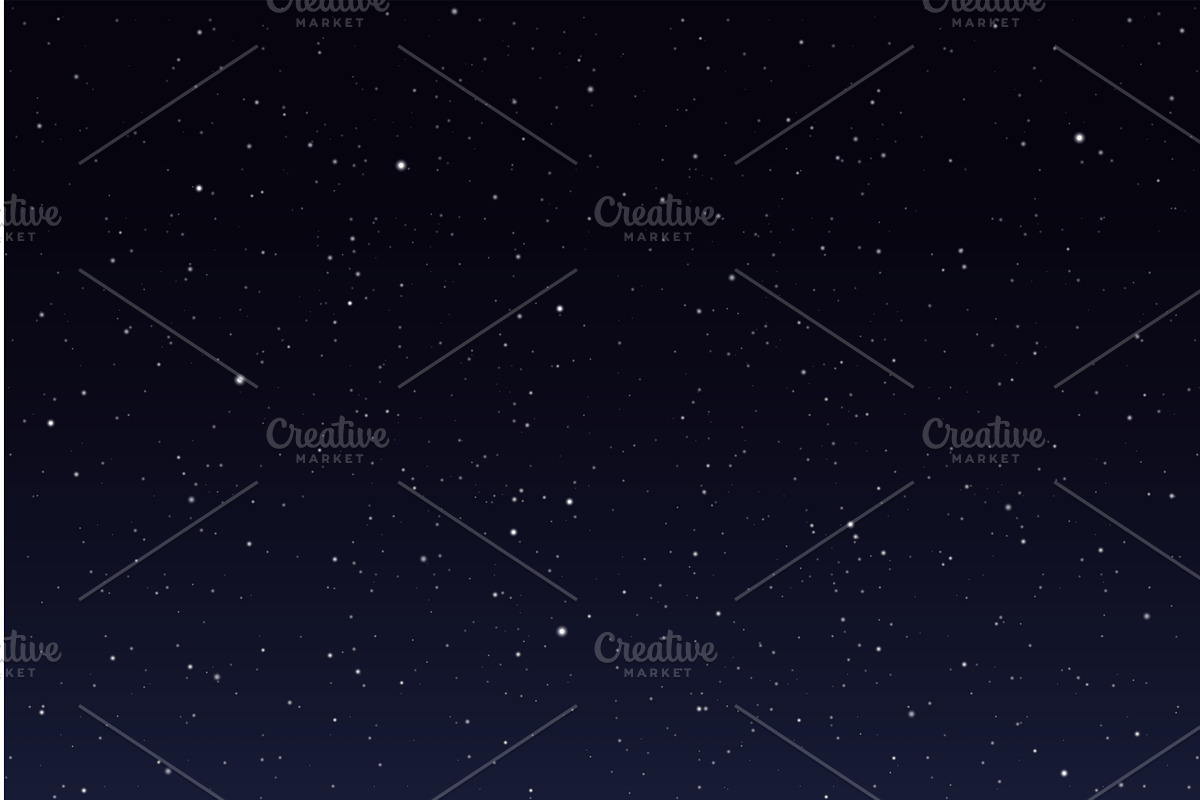Night sky bright stars glow texture, a Texture Illustration by Lemberg Vector