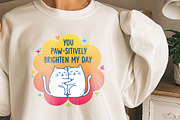 Valentine Cat PNG Bundle, a Graphic by GlitterCraft (Thumbnail 74 of 101)