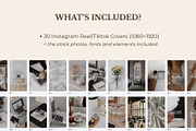 Neutral Instagram Reel Covers, a Social Media Template by Anna Design Studio (Thumbnail 2 of 9)