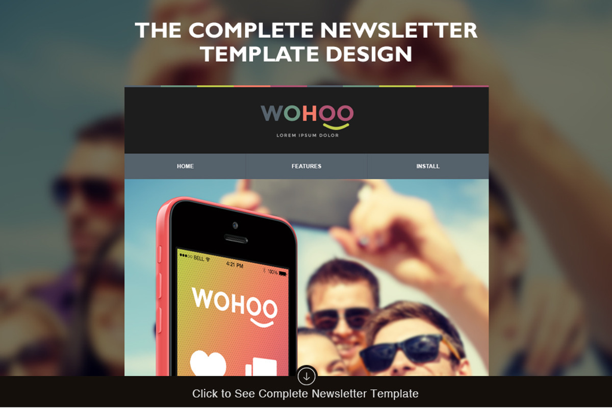 Wohoo – Newsletter HTML Template, an Email Template by ZippyPixels (Photo 3 of 4)