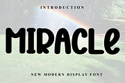 Miracle, a Serif Font by FreshTypeINK (Thumbnail 1 of 8)