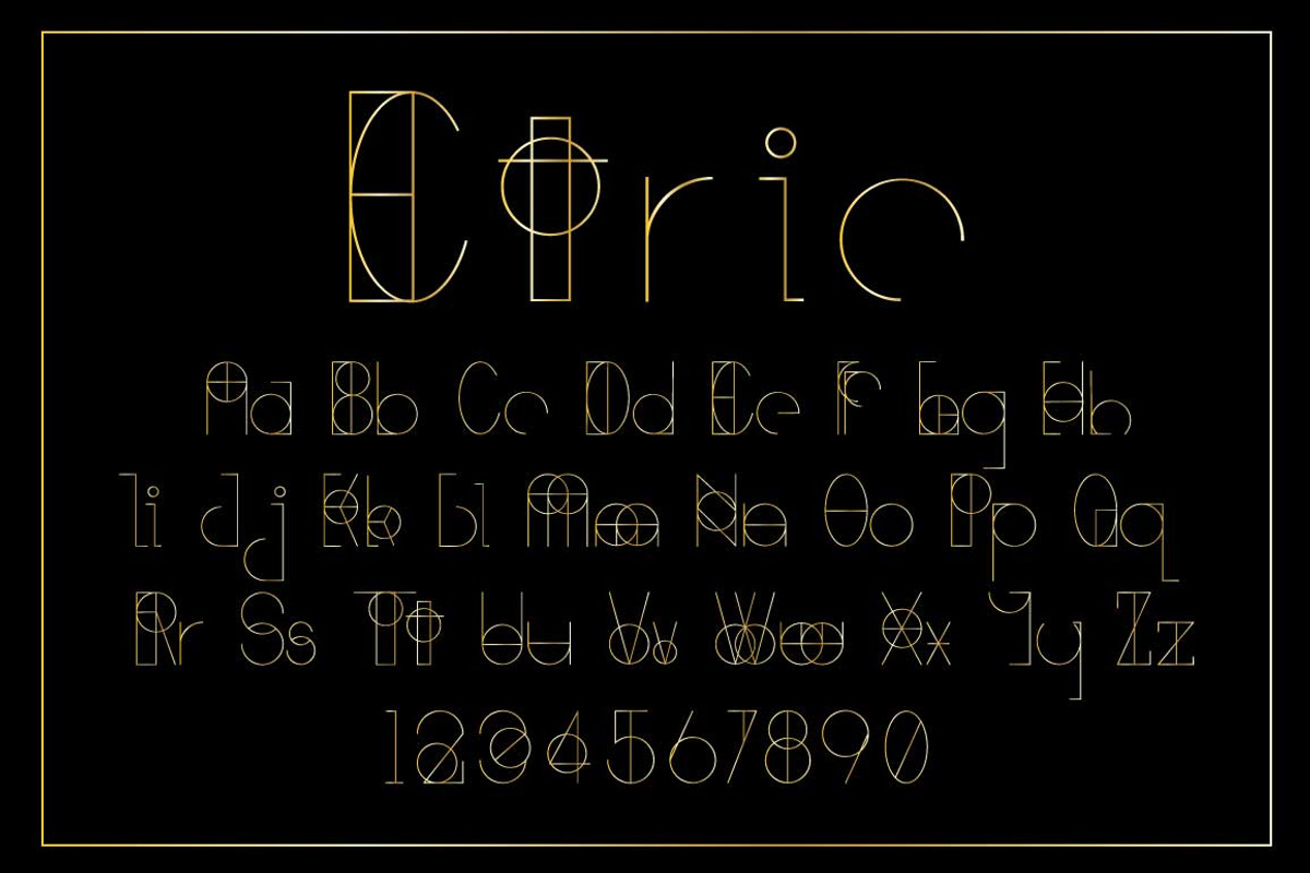Etric Typeface preview 3