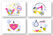 10 World Suicide Prevention Day, a Person Illustration by denayunebgt (Thumbnail 3 of 4)