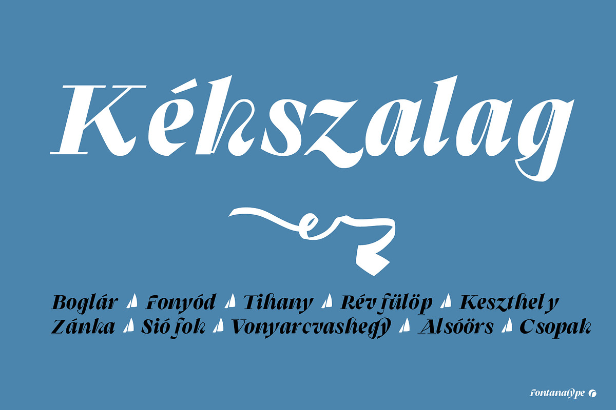Badacsony, a Font by Fontanatype (Photo 3 of 14)