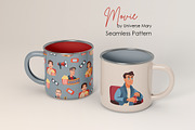 Cinema Movie Vector Clipart Set, a Person Illustration by Universe Mary (Thumbnail 6 of 8)