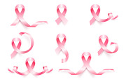 Pink ribbon, Breast Cancer Awareness, an Object Graphic by Gomolach (Thumbnail 1 of 9)