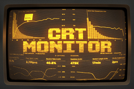 CRT Machine - Retro Monitor Effect, a Layer Style Add-On by bangingjoints