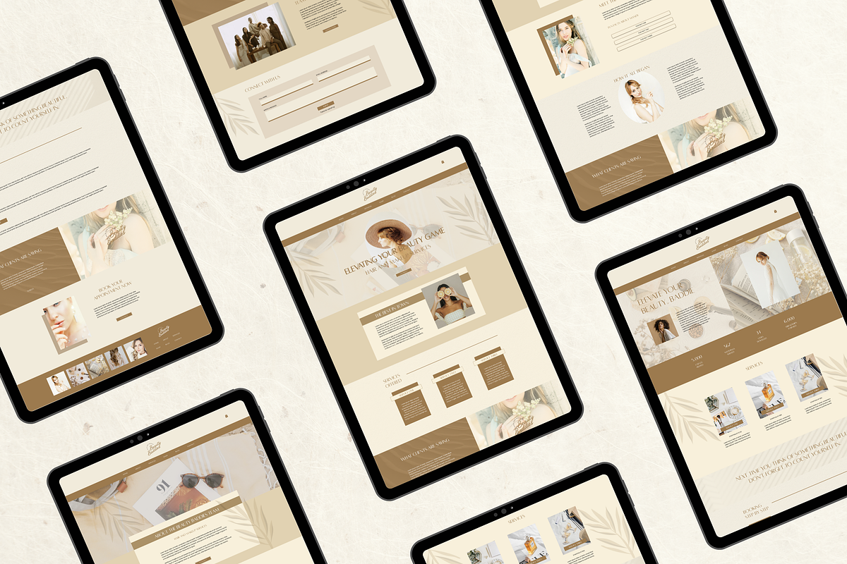 Wix Website Template Small Business, a Wix Template by Branding Babe Co. (Photo 3 of 10)