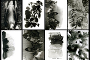Black ink. Backgrounds, a Decorative Illustration by Noli Molly Store (Thumbnail 2 of 8)