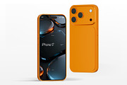iPhone 17 Pro Mockup, an iPhone Mockup by SLAB! Design (Thumbnail 7 of 8)