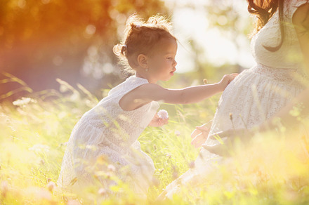 Mother and daughter in the nature stock photo containing outdoor and mother, a Person Photo by HalfPoint