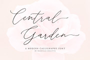 Central Garden Calligraphy Font, a Script Font by Seagulls Creative (Thumbnail 1 of 10)