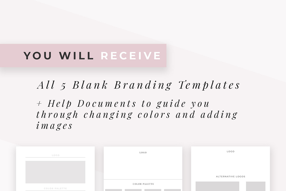 Branding & Mood Board Templates, a Product Mockup by Pretty Bloom Designs (Photo 4 of 5)