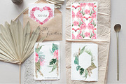 Tropical Love Wedding&Valentines, an Illustration by Cat In Colour (Thumbnail 3 of 11)