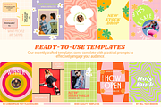 Funky Bold Instagram Post Templates, a Social Media Template by HellYeahDesigns (Thumbnail 2 of 7)