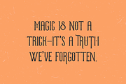 Witchborne Serif - A Tarot Card Font, a Serif Font by Beck McCormick (Thumbnail 2 of 10)