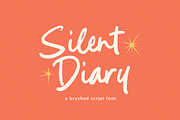 Silent Diary Font, a Script Font by Timurtype (Thumbnail 1 of 7)