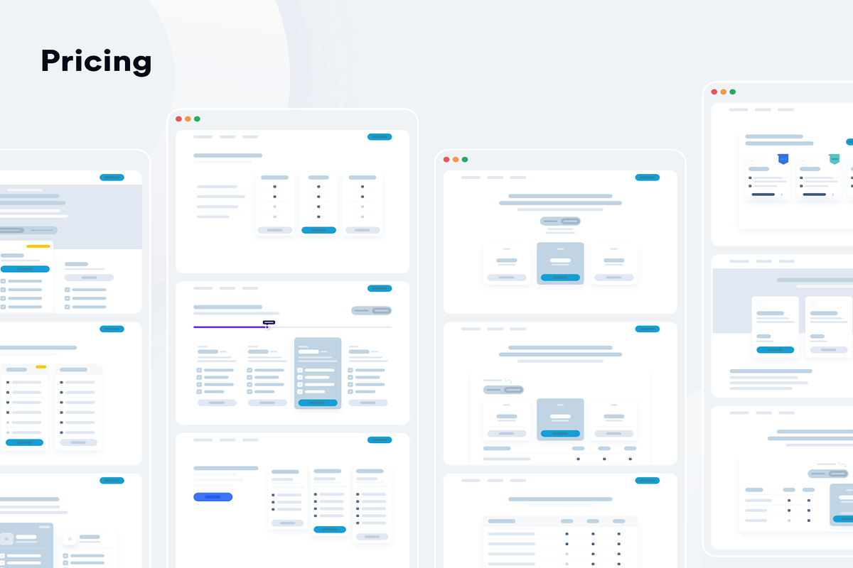 UXFlow Web Kit Design, an UI Kit Template by Creative Perspective (Photo 7 of 10)