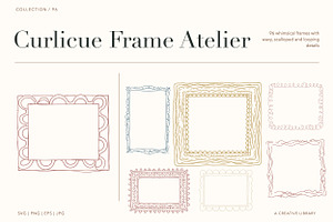 96 Hand-Drawn Frames