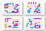 10 Marketplace For Handmade Goods, a Person Illustration by denayunebgt (Thumbnail 3 of 4)
