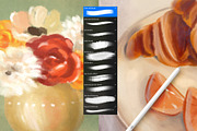 VINTAGE OIL. Procreate brushes, a Brush Add-On by Spark Studio Brushes (Thumbnail 6 of 7)