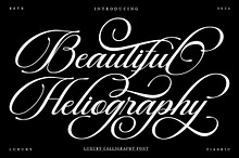 Beautiful Heliography Script