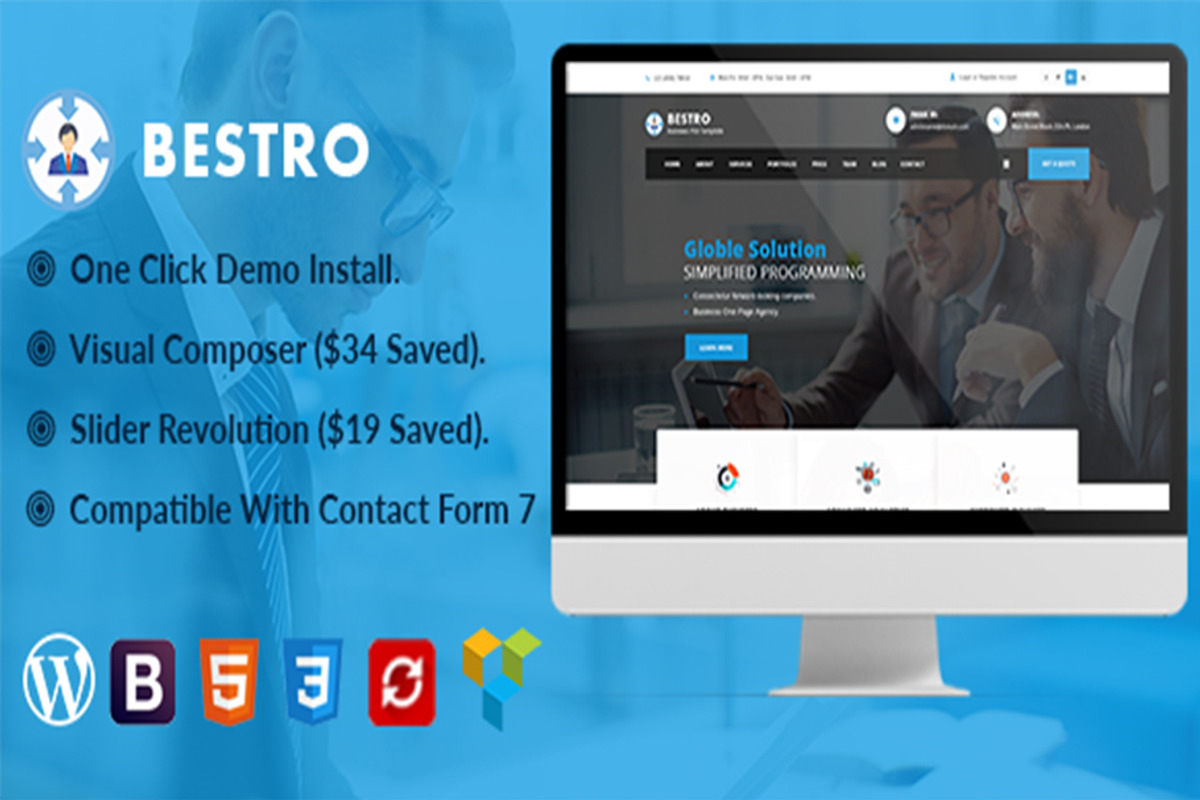 Consulting & Finance Theme, a WordPress Template by themexriver
