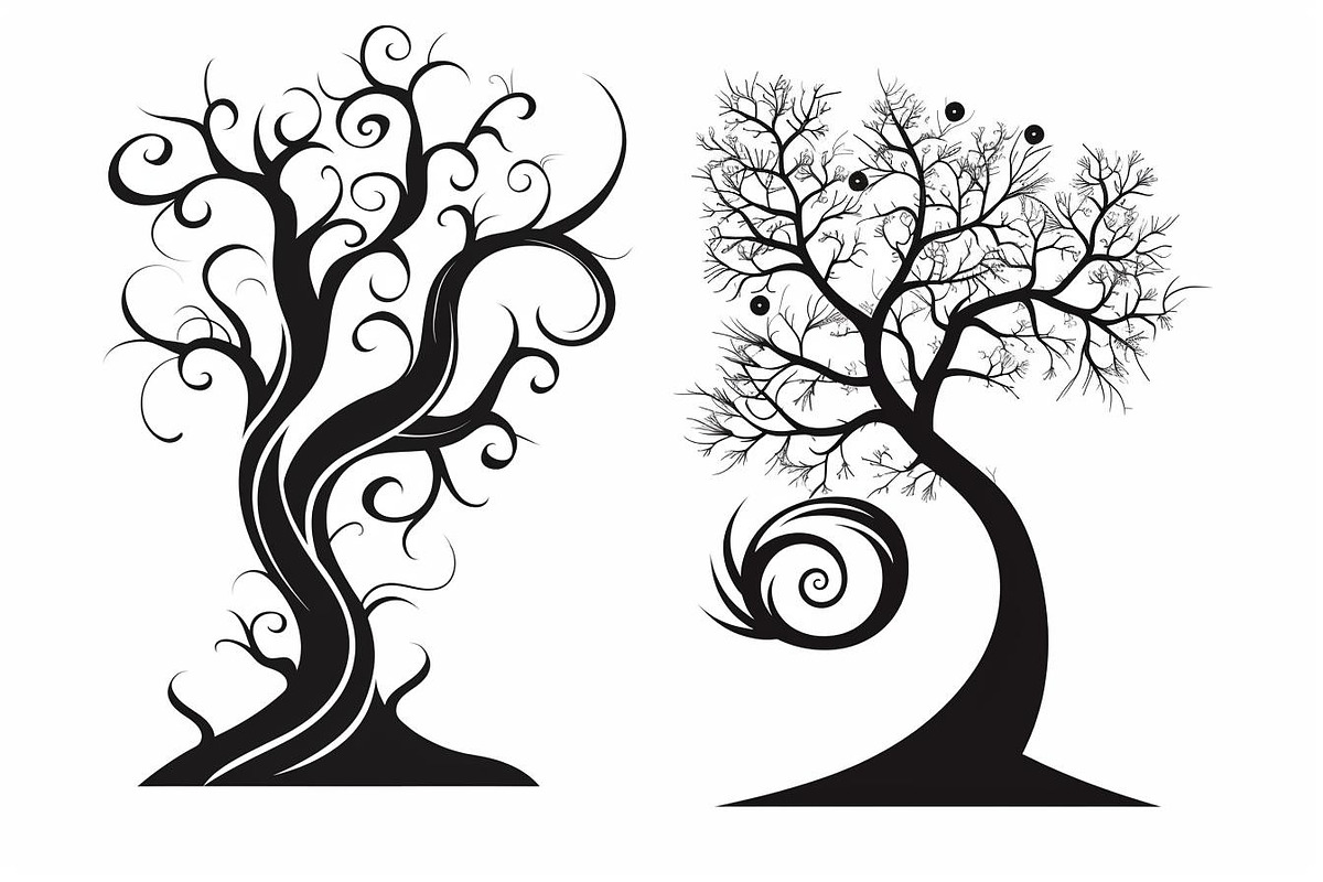 Tree Laser Cut Bundle | Decorative T, a Graphic by Designs_River (Photo 2 of 11)