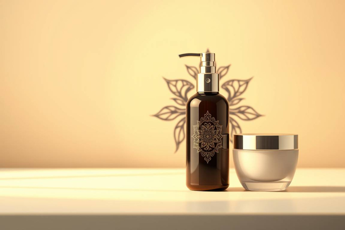 63 Skincare Bottle & Jar Set Mockup, an Advertising Mockup by adenpinkstore (Photo 12 of 25)