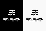 Letters HR Monogram Logo, a Branding & Logo Template by Pray Art Design Studio (Thumbnail 2 of 2)
