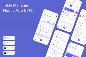 ToDo Manager Mobile App UI Kit