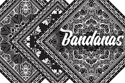 Bandanas silk scarf set 2, a Pattern Graphic by ilonitta (Thumbnail 3 of 3)