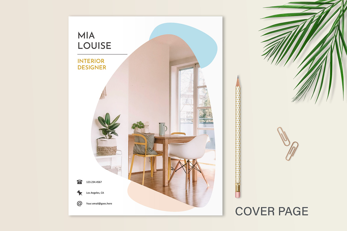 Interior Designer Resume Portfolio, a Resume Template by Stanin Studio (Photo 4 of 10)