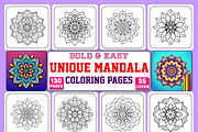 kids Mandala Coloring Book V- 02, a Decorative Illustration by Coco Bloom (Thumbnail 1 of 5)