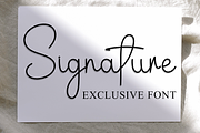 Simple Signature, a Font by InermediaSTUDIO (Thumbnail 5 of 7)