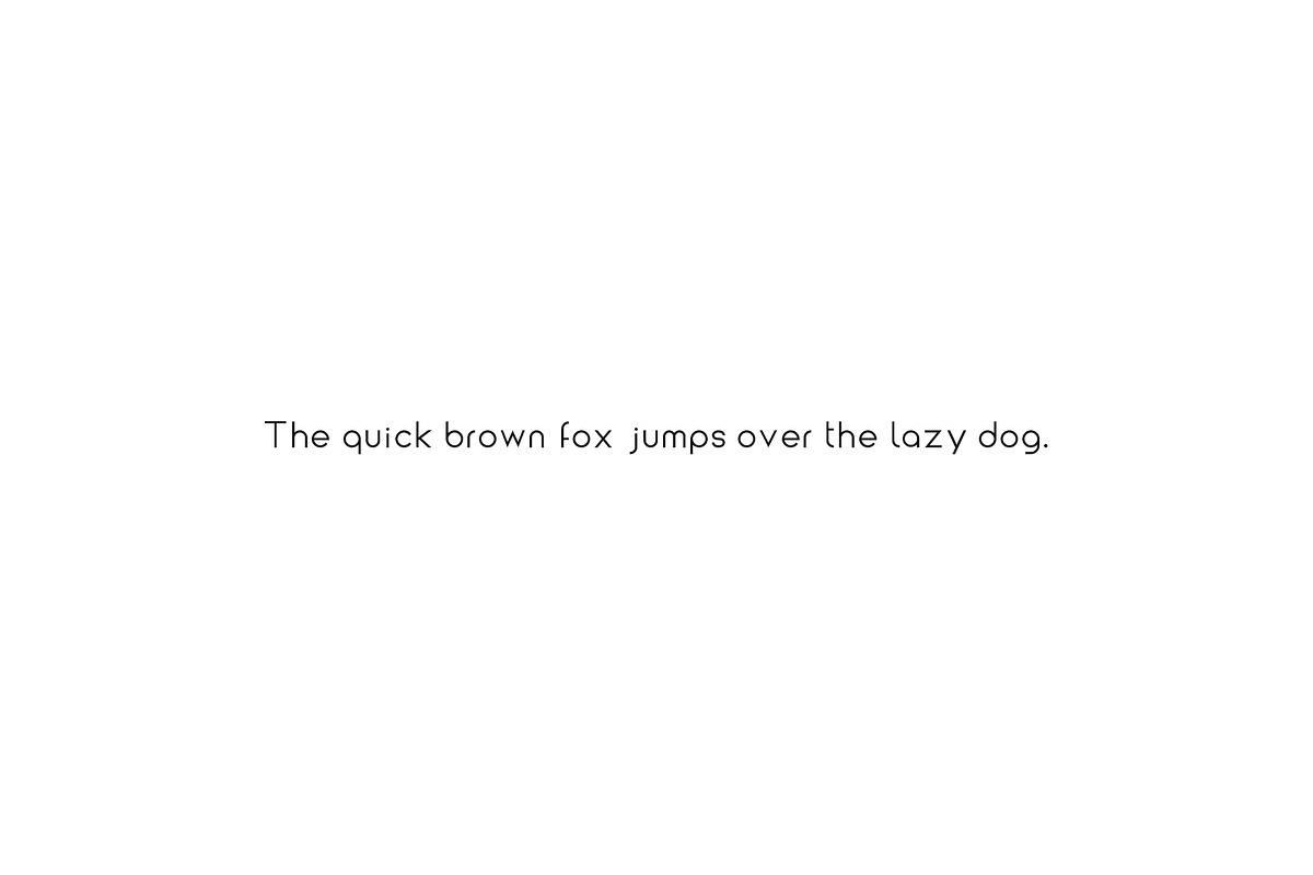 solar - a minimalistic font design preview 5