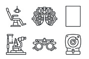 Bundles Set Optical Store Icons, an Outline Icon by adenpinkstore (Thumbnail 37 of 44)