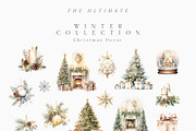 Winter & Christmas Watercolor, a Decorative Illustration by Lana Elanor (Thumbnail 4 of 11)