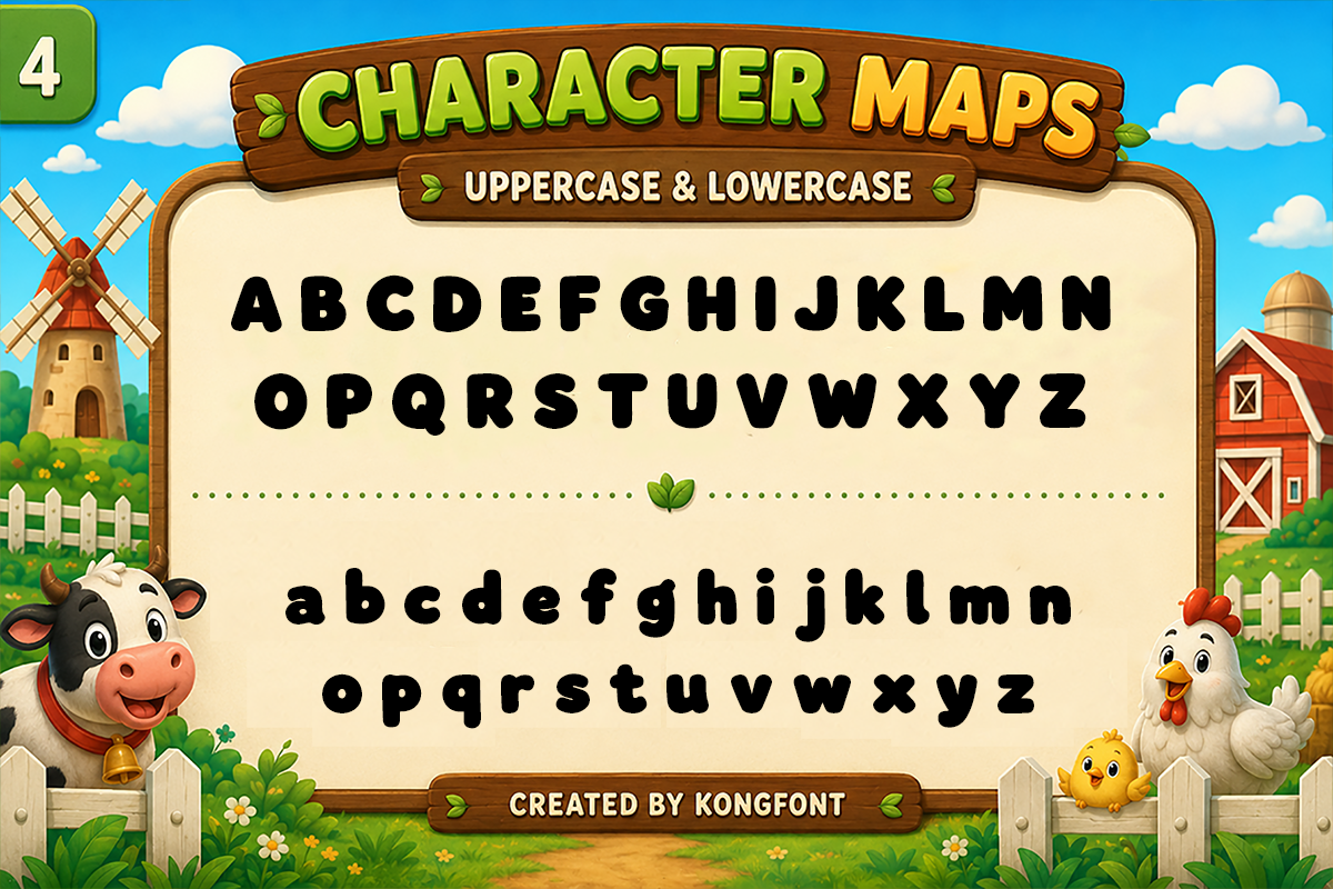 Green Field - Modern Kids Font, a Handwritten Font by overlaytemplates (Photo 4 of 5)