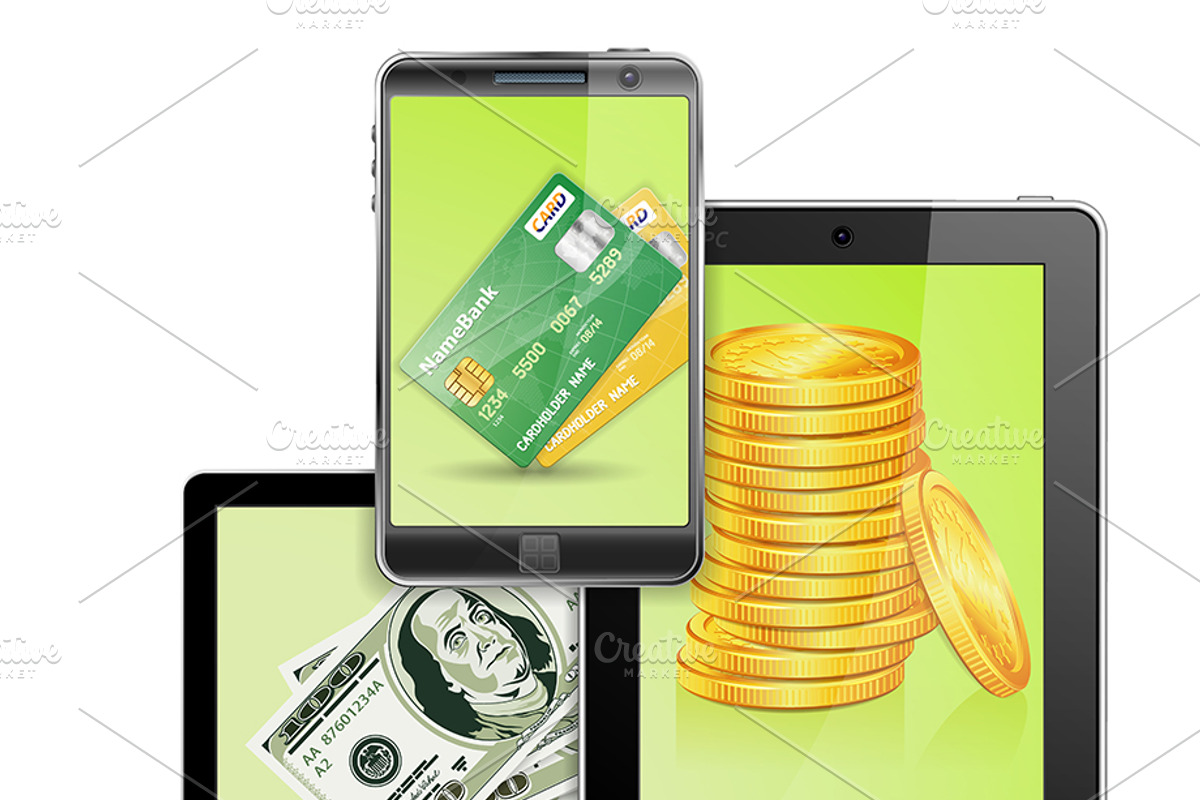 Money, Paper currency, Credit Cards, a Finance Illustration by TAlex (Photo 6 of 6)