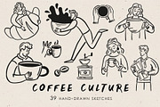 Coffee Culture Clipart, a Person Illustration by Teresa Art Store (Thumbnail 1 of 9)