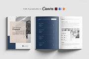 Business Proposal Template, Canva, a Brochure Template by Niofix (Thumbnail 1 of 6)