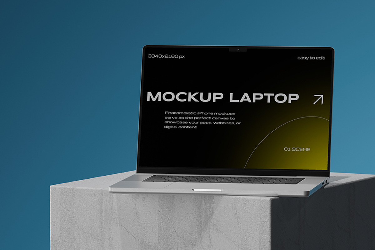 Laptop Mockup, a Mac Mockup by Pixel_Vision_Store (Photo 5 of 5)