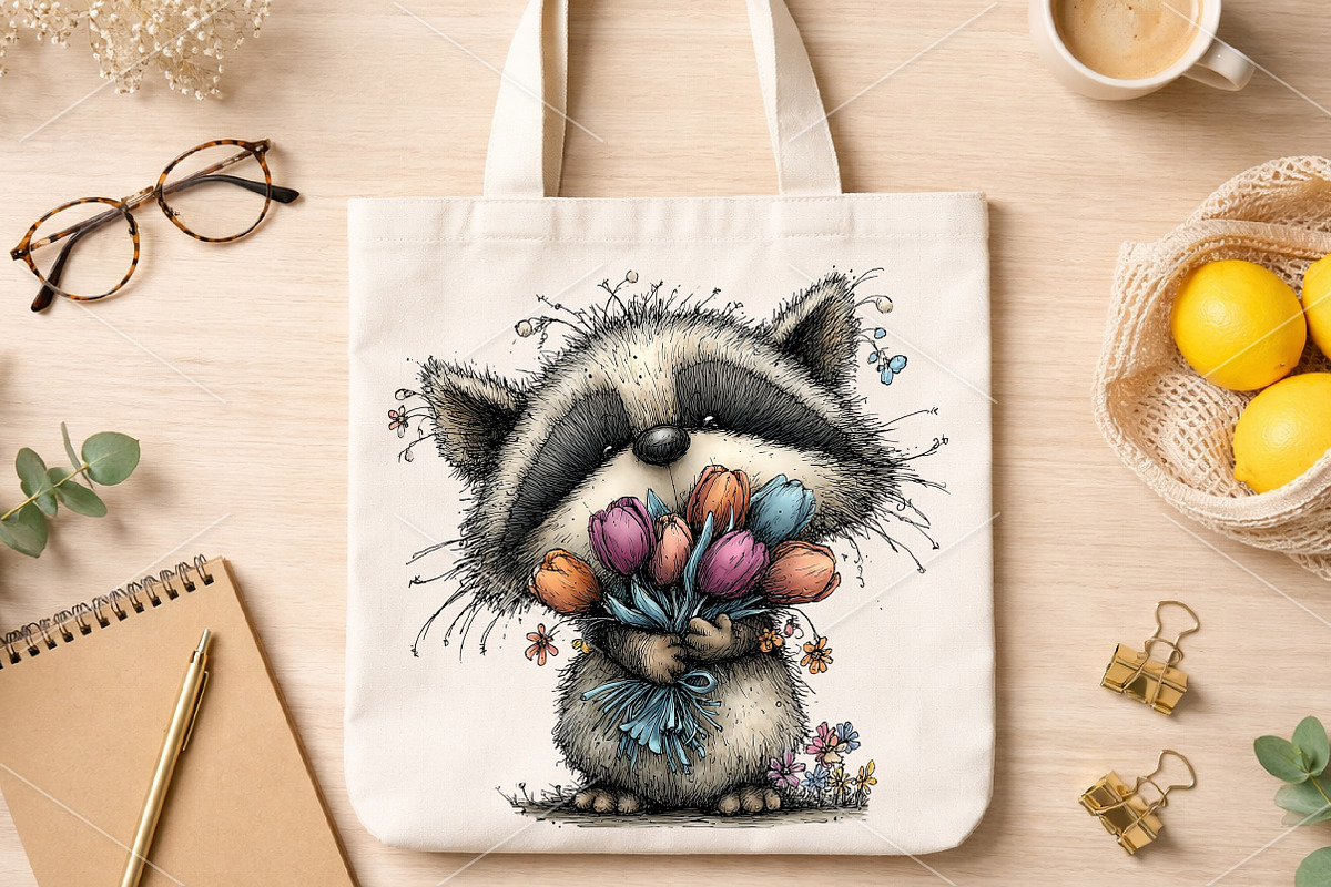 Whimsical Spring Animals Clipart PNG, an Illustration by Canvas Craft (Photo 6 of 7)