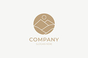 Aesthetic mountain logo, a Branding & Logo Template by Medianeka (Thumbnail 1 of 3)